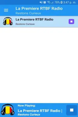 La Premiere RTBF Radio App android App screenshot 1